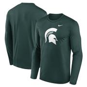 Michigan State Nike Legend Primary Logo Long Sleeve Tee